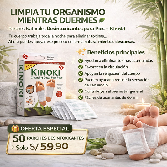 PARCHES DESINTOXICAANTE KIYOME