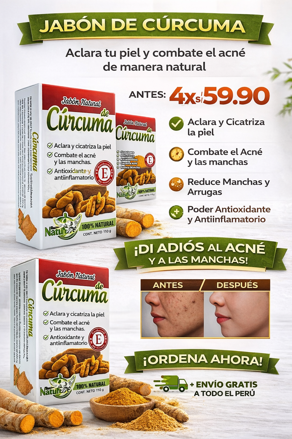 Jabon curcuma