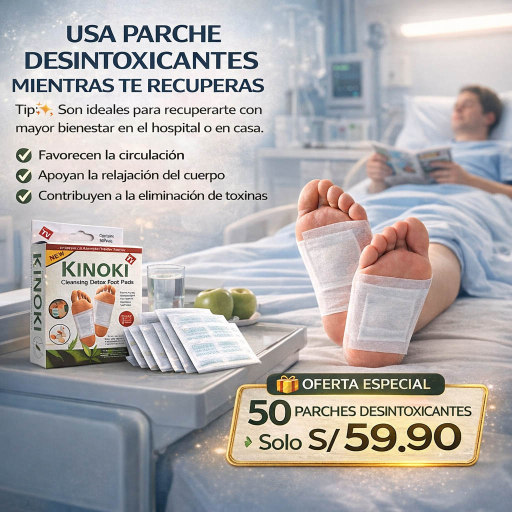 PARCHES DESINTOXICAANTE KIYOME