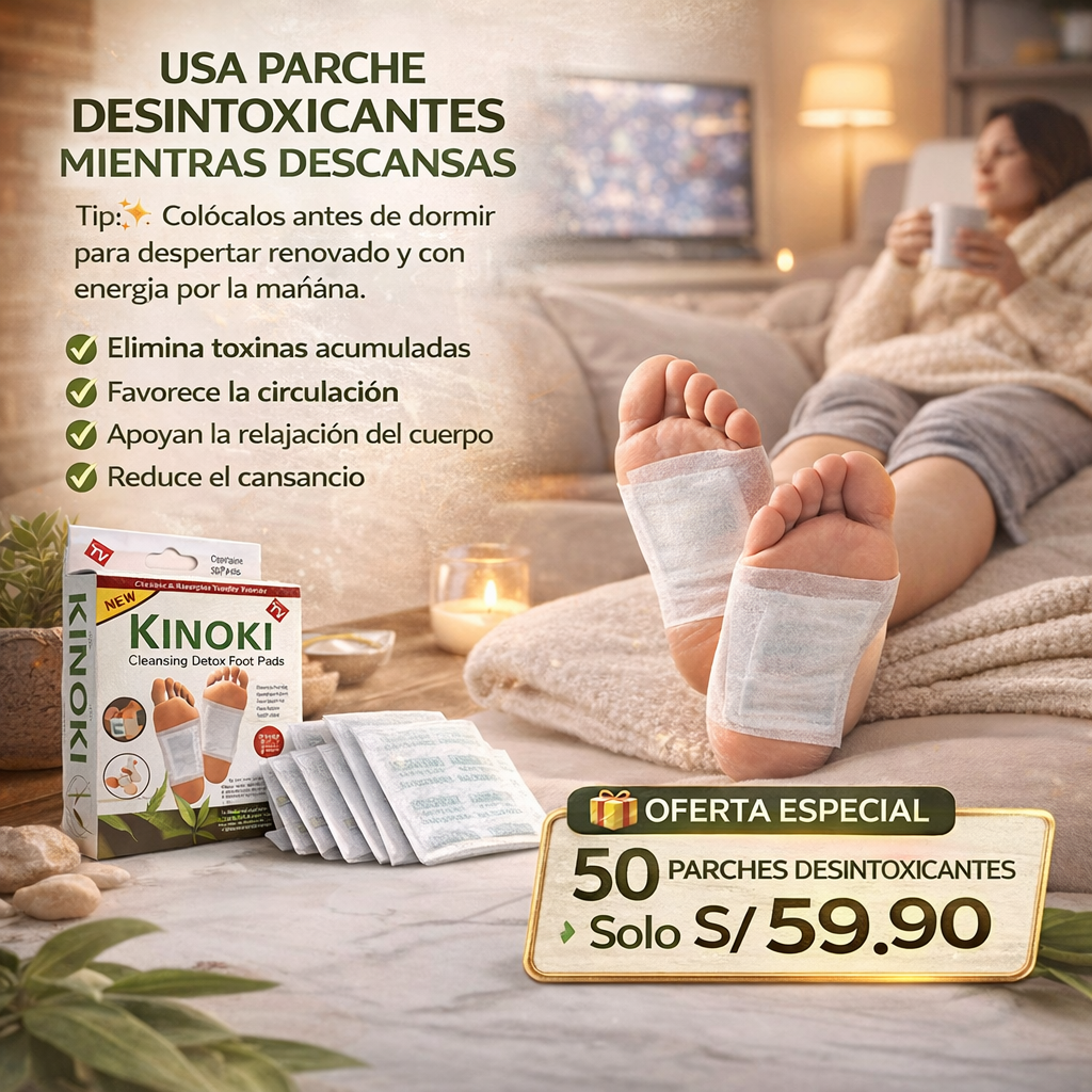 PARCHES DESINTOXICAANTE KIYOME