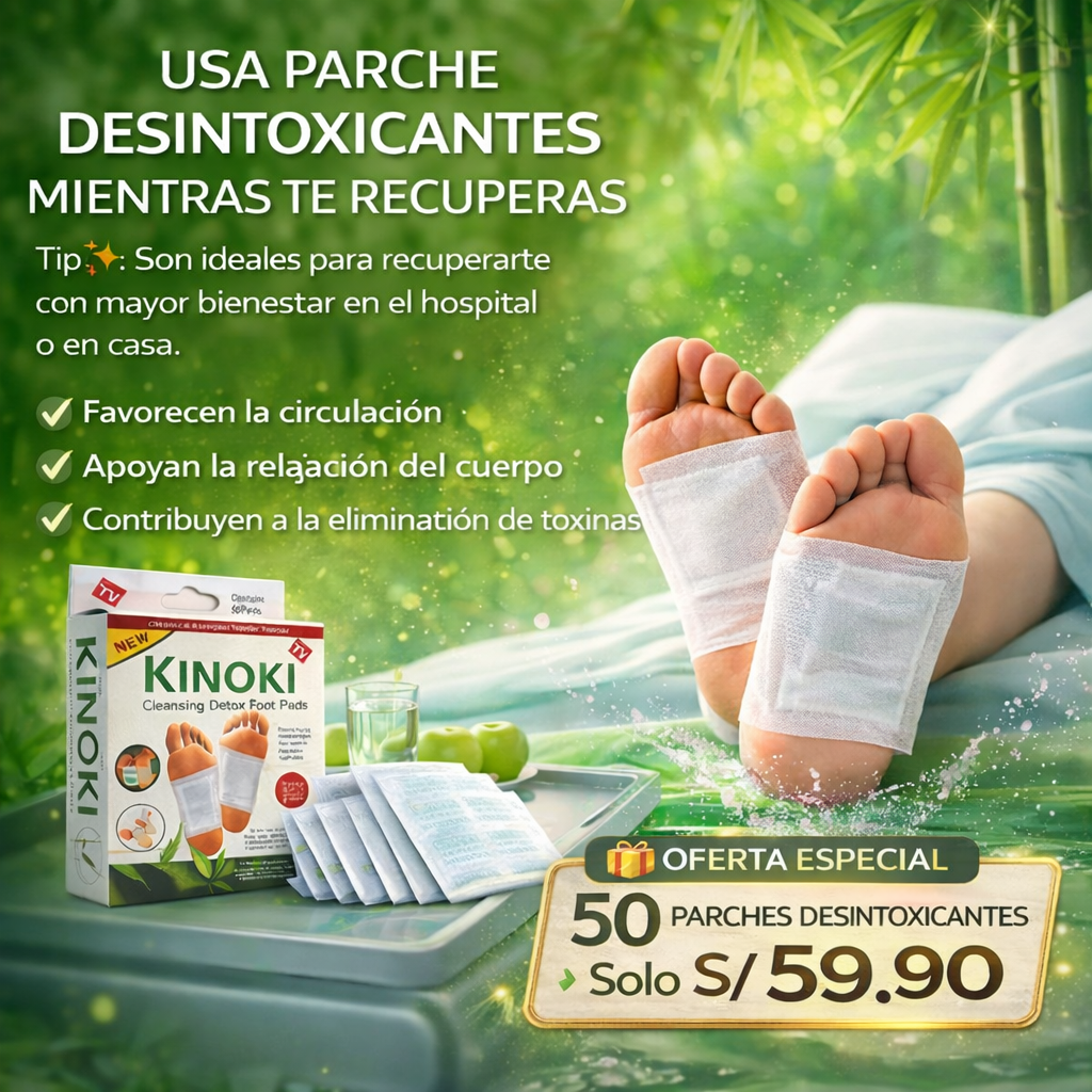 PARCHES DESINTOXICAANTE KIYOME