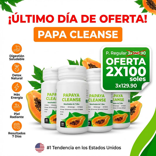 🍃 Limpia tu colon naturalmente PAPAYA CLEANS✨🌿