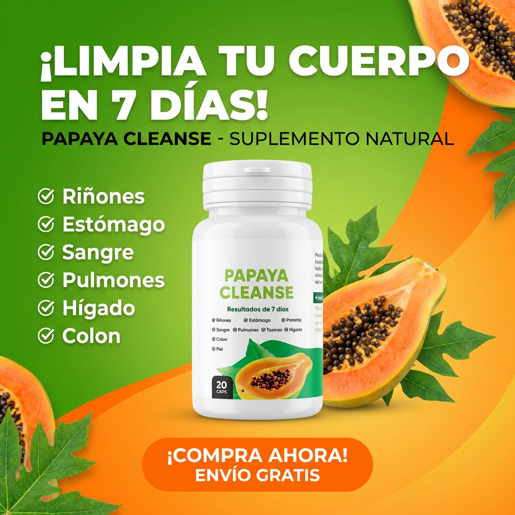 🍃 Limpia tu colon naturalmente PAPAYA CLEANS✨🌿